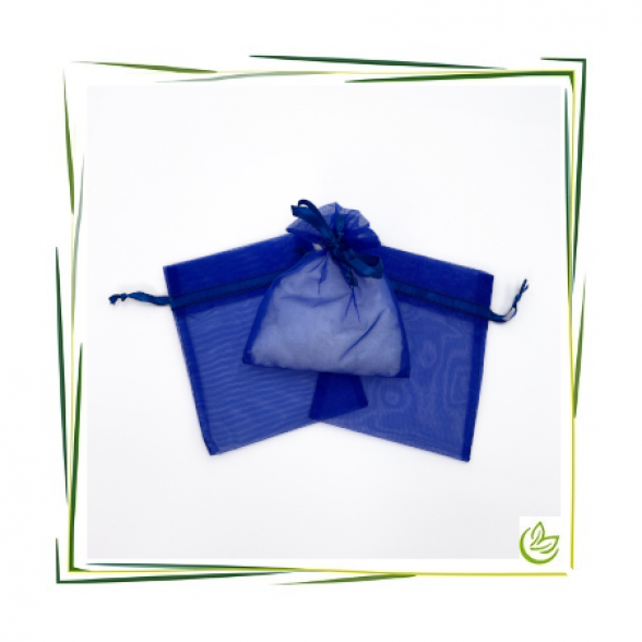 Organza Beutel Royal Blau (12x15cm)